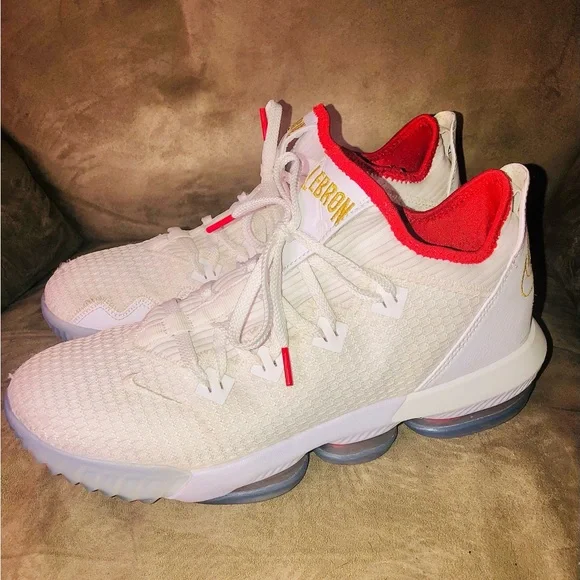 Nike Shoes Nike Lebron Xvi Low Draft Day Whitegoldred